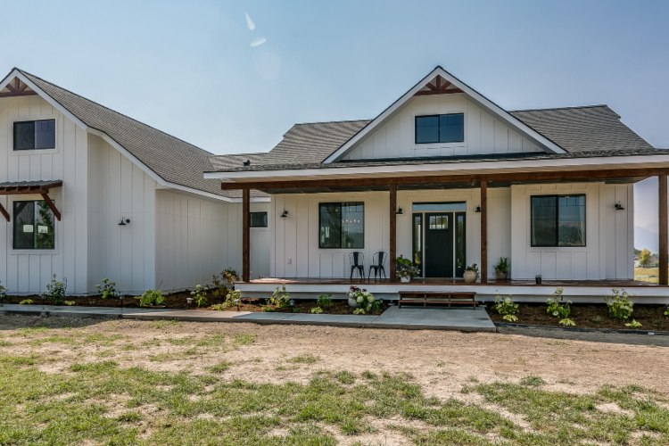 A home showcasing installed board and batten siding in Salem, NH, emphasizing texture and design